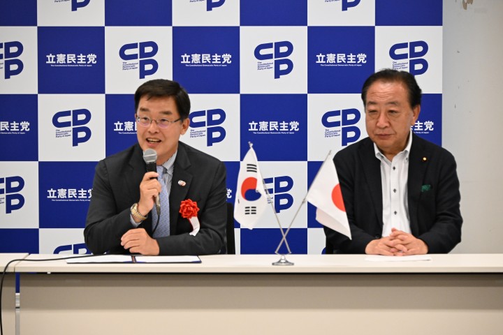 日韓国交正常化60周年で韓国大使が講演