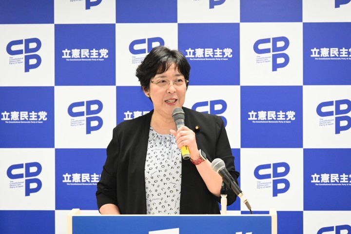 20260528自治体議員ネットワーク総会を開催 田名部匡代幹事長があいさつ