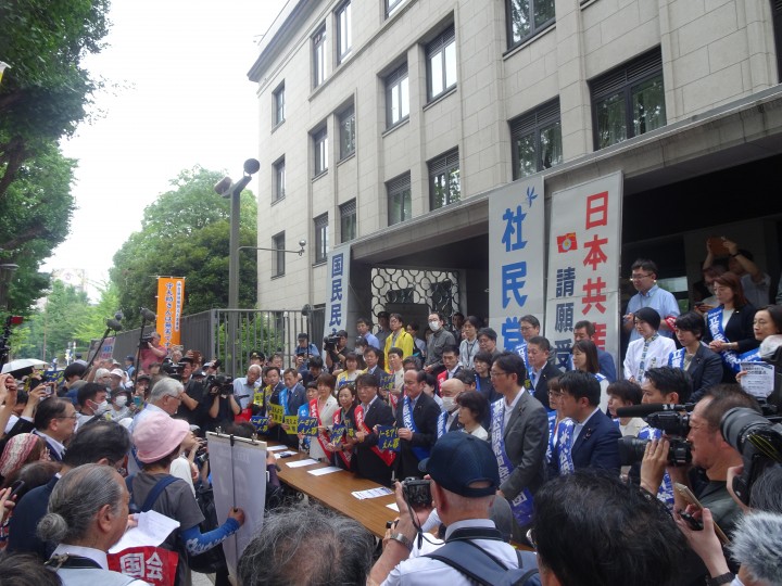 2026年7月1日 真の再審法改正を求める請願活動の様子