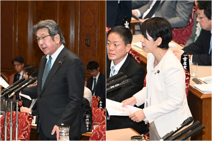 20260407参院予算委員会 杉尾秀哉、山内佳菜子