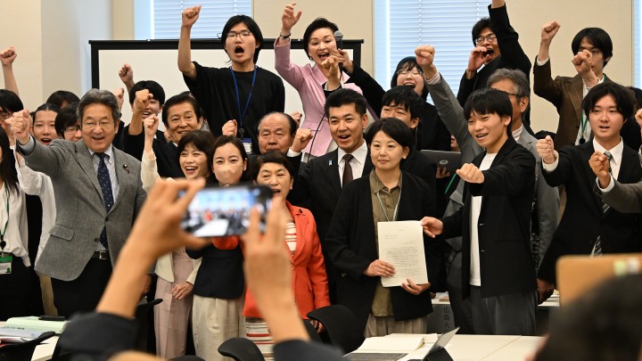「学費値上げに苦しむ学生の声を聴く」院内集会 泉健太 吉田はるみ
