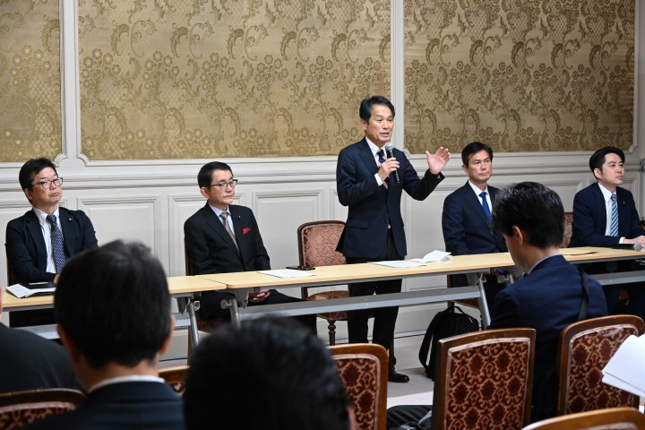 政治改革推進本部 大串博志 石橋通宏 野田国義 後藤祐一 落合貴之