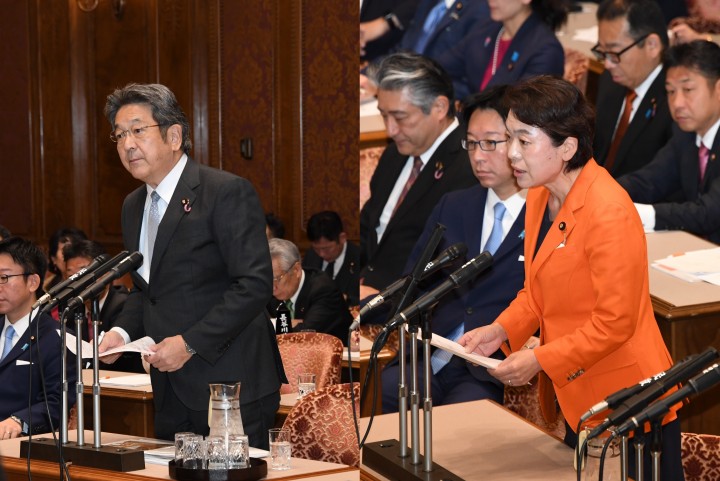 杉尾秀哉 高木真理 参院予算委員会