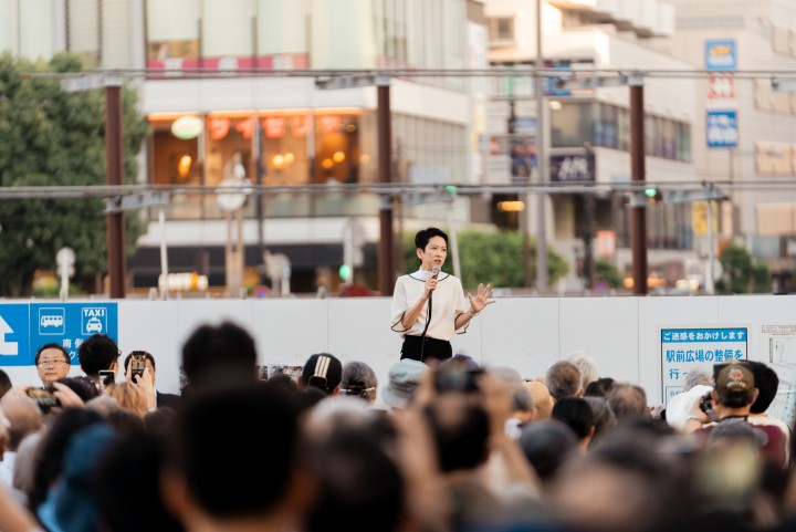 蓮舫 東京都知事選