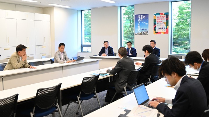 令和6年台風10号災害対策本部 岡田克也 森山浩行 渡辺創