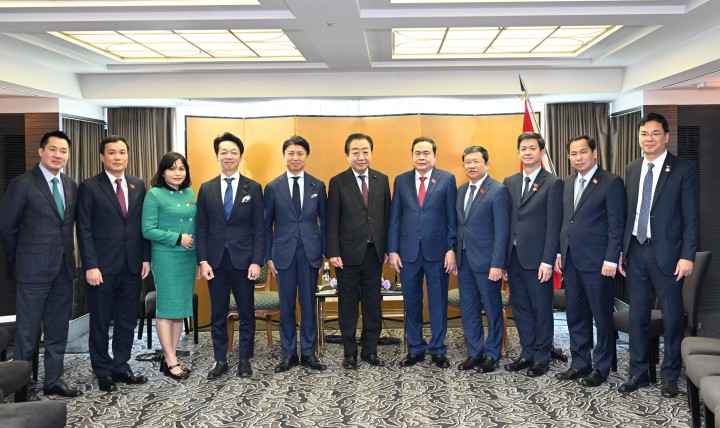 野田佳彦 源馬謙太郎 青柳陽一郎 チャン・タイン・マン国会議長 ベトナム