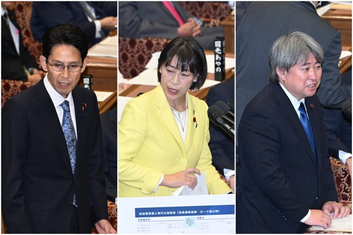 階猛、岡本あき子、神谷裕各衆院議員 衆院予算委員会