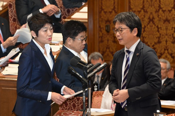西村智奈美 石橋通宏