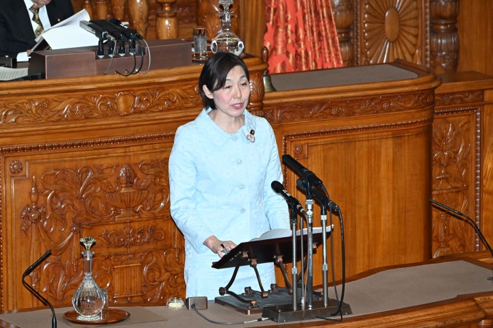 水野素子 参院本会議 防衛省設置法案