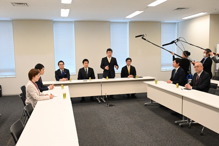 野党政策責任者協議会 重徳和彦 城井崇