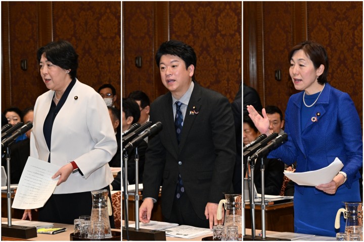 田名部匡代 石川大我 水野素子 参院予算委員会