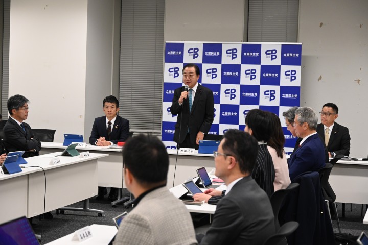 「次の内閣」閣議 野田佳彦