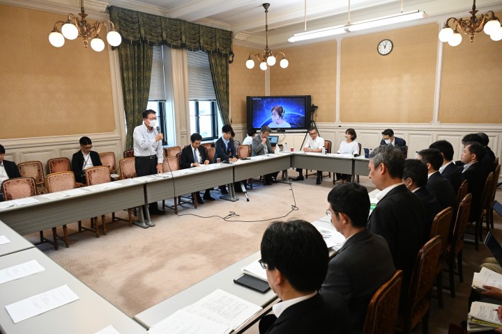 長妻昭 国対ヒアリング