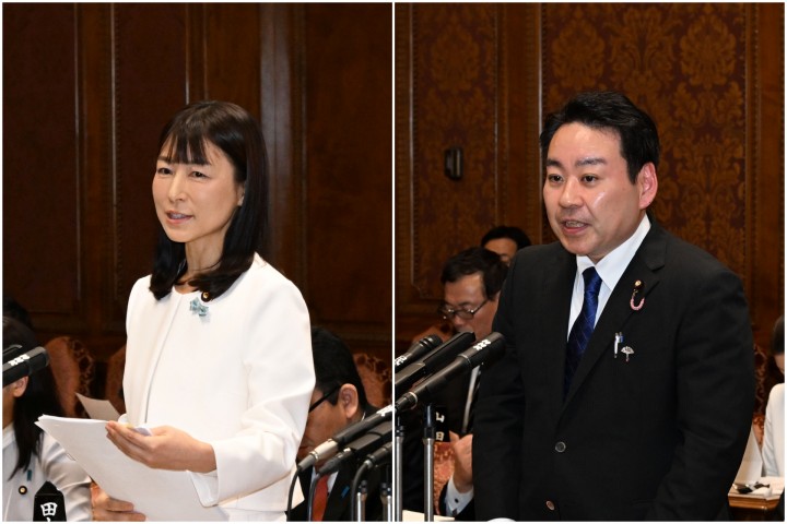 参院予算委員会 塩村あやか 羽田次郎