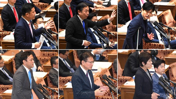 山田勝彦 吉田統彦 柚木道義 鈴木庸介 長妻昭 西村智奈美