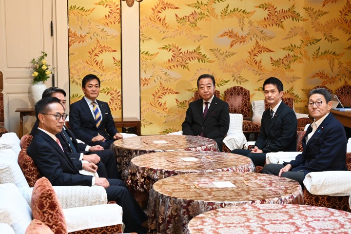 野党党首会談 野田佳彦