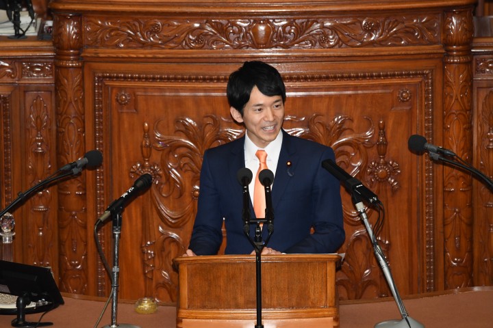 馬場雄基 衆院本会議 所得税法等の一部を改正する法律案
