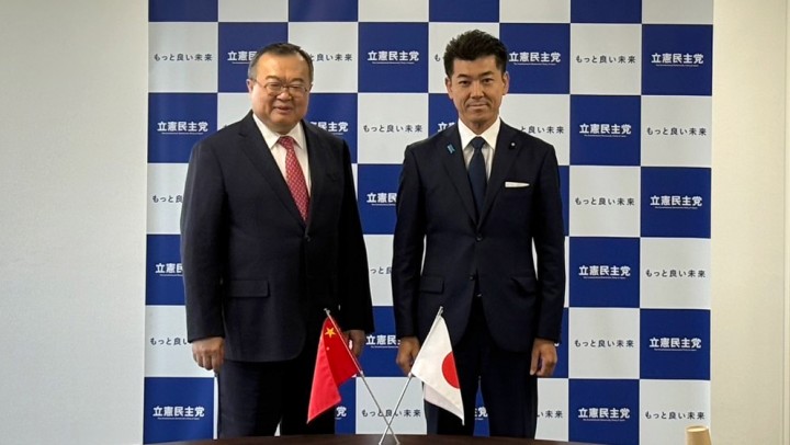 泉健太 劉建超・中国共産党中央対外連絡部長