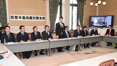 泉健太 能登半島地震対策本部