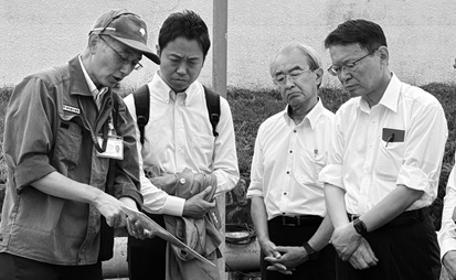 2024.7.3 PFAS汚染問題に関連し、東京・多摩地域を訪問、東京都水道局を視察