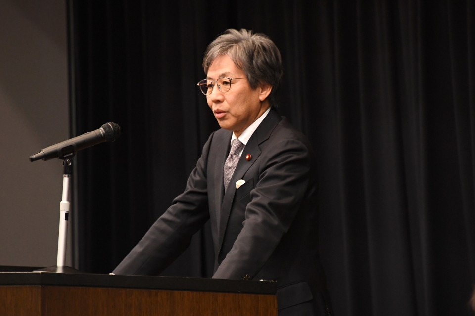 両院議員総会　安住淳