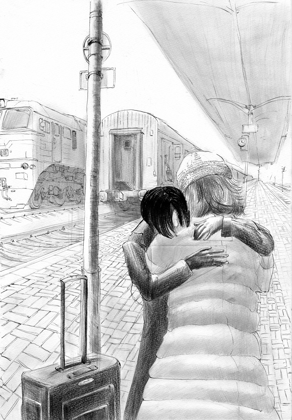 ワルシャワでお母さんと「必ずまた会えるように」と言って別れました。 画像⑥お母さんとの別れ.jpg