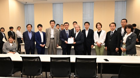 水俣病問題の解決を求める緊急要請　近藤昭一　森田俊和　菊田真紀子　野間健　阿部知子　川内博史　篠原孝　馬場雄基　松木けんこう　大河原まさこ