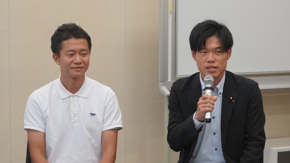 (左)水沼秀幸 衆院議員 (右)橋本慧悟 衆院議員 水沼さん橋本さん.JPG