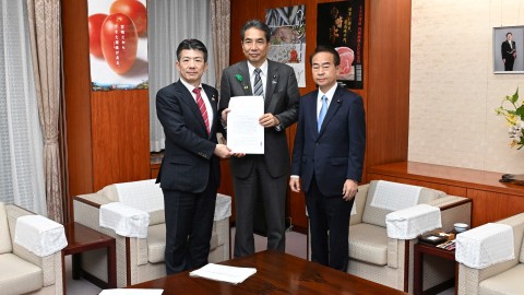 重徳和彦政調会長、米国の関税措置に係る日米交渉について 江藤農林水産大臣への申し入れ