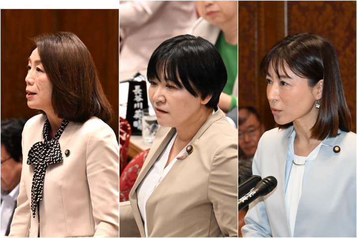 20260605参院予算委員会　徳永エリ、岸真紀子、塩村あやか各議員