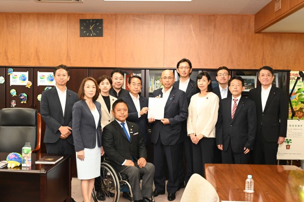 【農水部門】3党合同で政府備蓄米の早期買戻しに関する要請