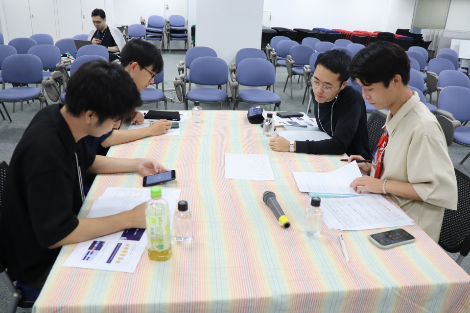 グループワークの様子③ 20260913りっけんユース夏企画「理想のまちづくり」の様子