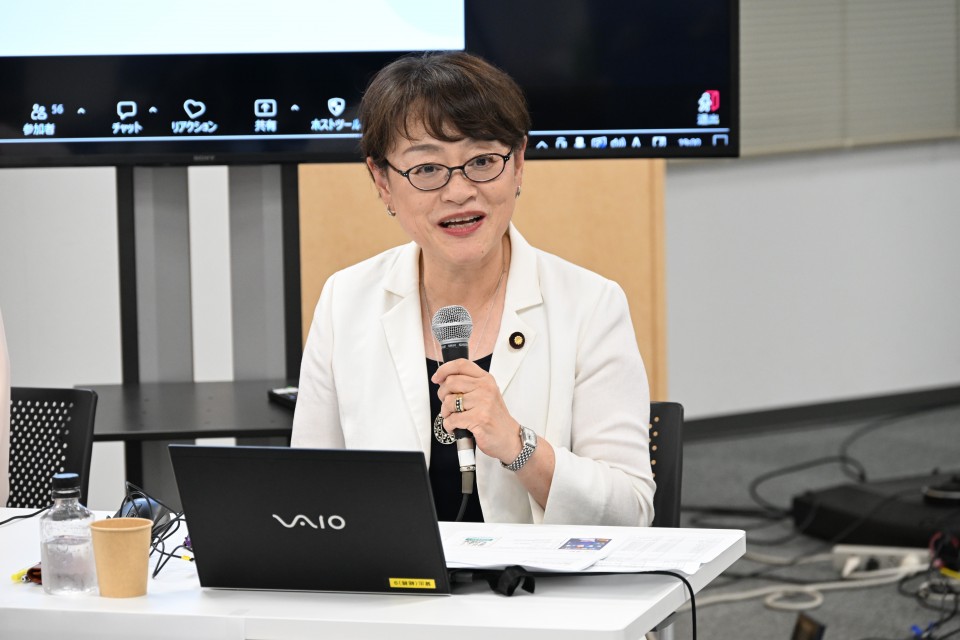 20260914ジェンダー勉強会第３回での、小島とも子・ジェンダー平等推進本部事務局長