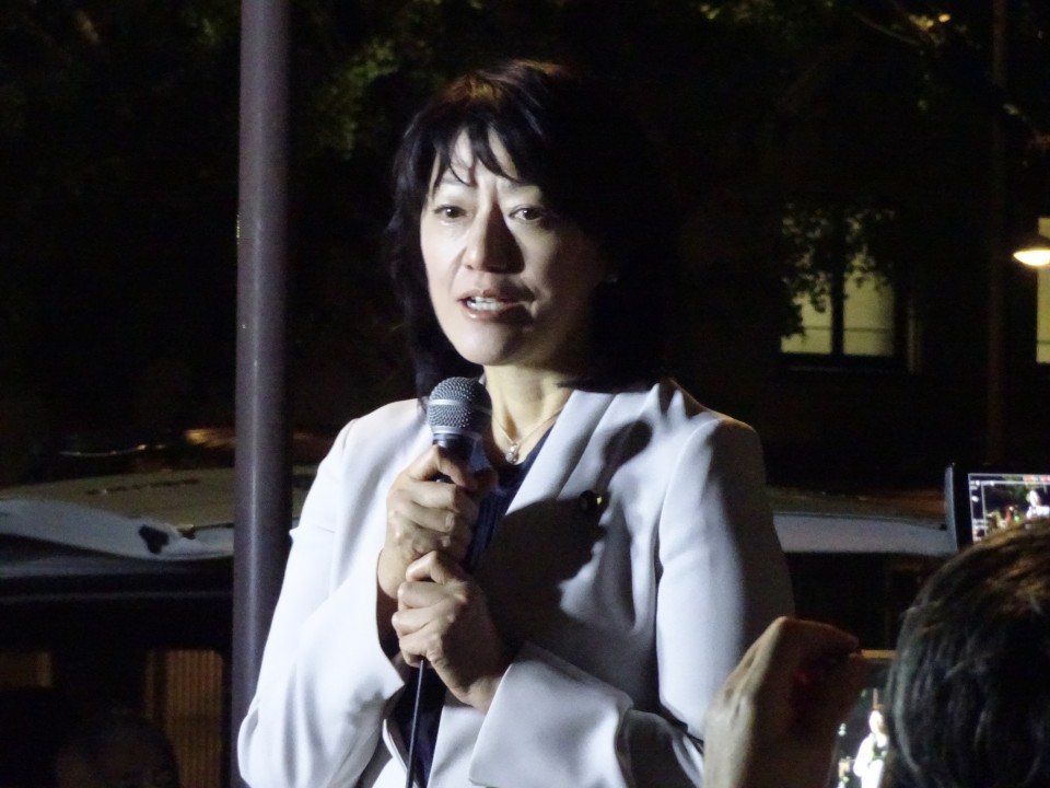 20261008日本被団協主催の、日本政府に核兵器禁止条約への参加を求める集会に、三上えり参院議員が参加