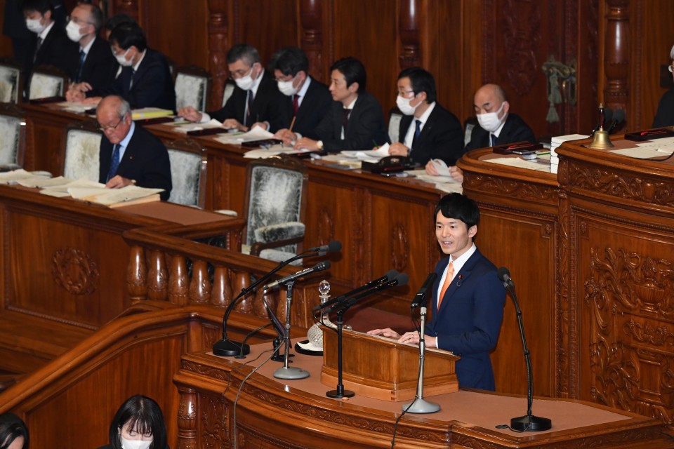 馬場雄基 衆院本会議 所得税法等の一部を改正する法律案