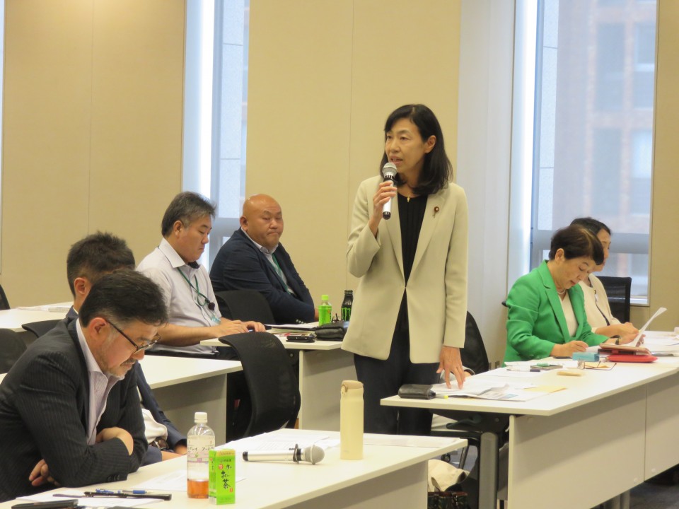 2024森林労連中央行動 金子恵美