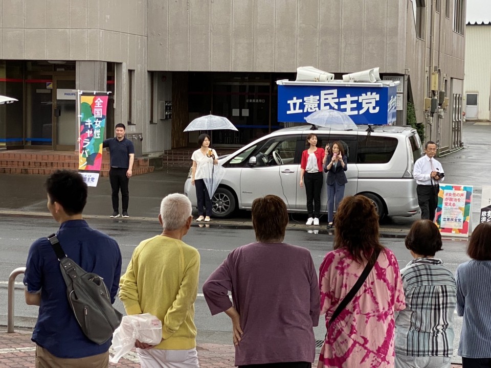 農林水産キャラバン 田名部匡代、徳永エリ、岡田はなこ、升田世喜男、成田大介