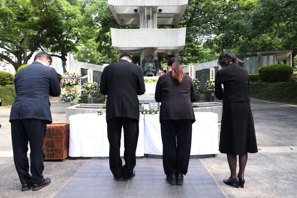 「広島市原爆死没者慰霊式並びに平和祈念式」(平和記念式典) 森本真治、宮口治子、三上えり