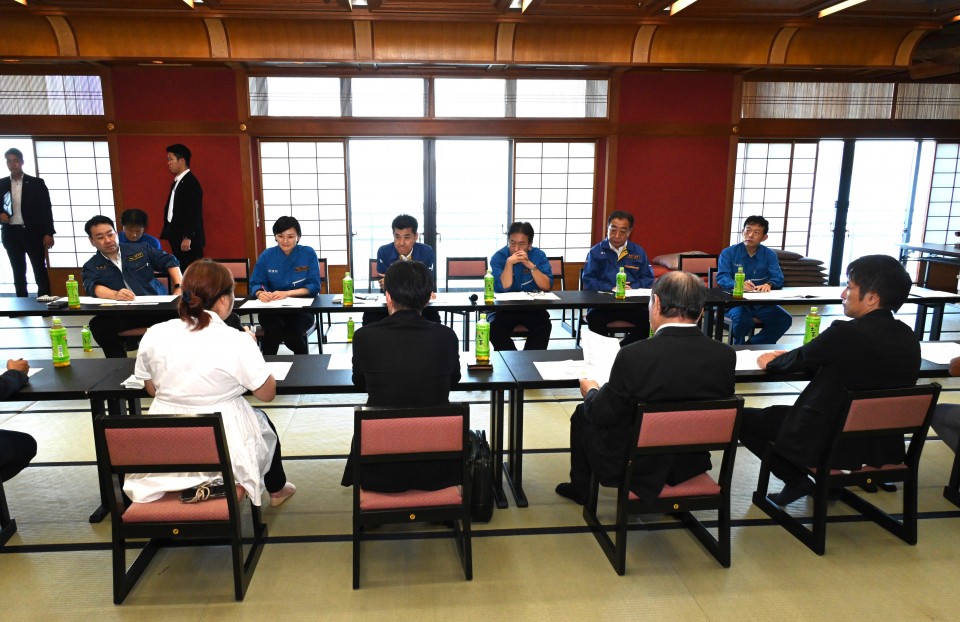 野田佳彦 枝野幸男 泉健太 吉田はるみ 近藤和也 羽田次郎 七尾市 能登視察