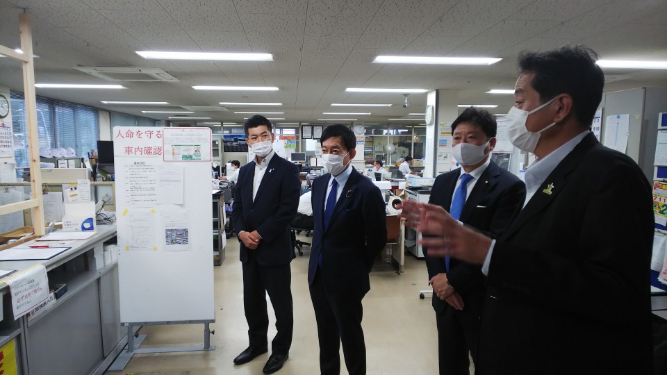 とさでん交通本社を視察 ⑥とさでん現場視察2.JPG