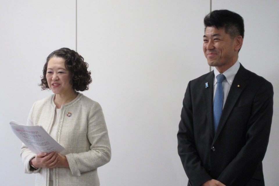 泉健太　芳野智子　連合会長