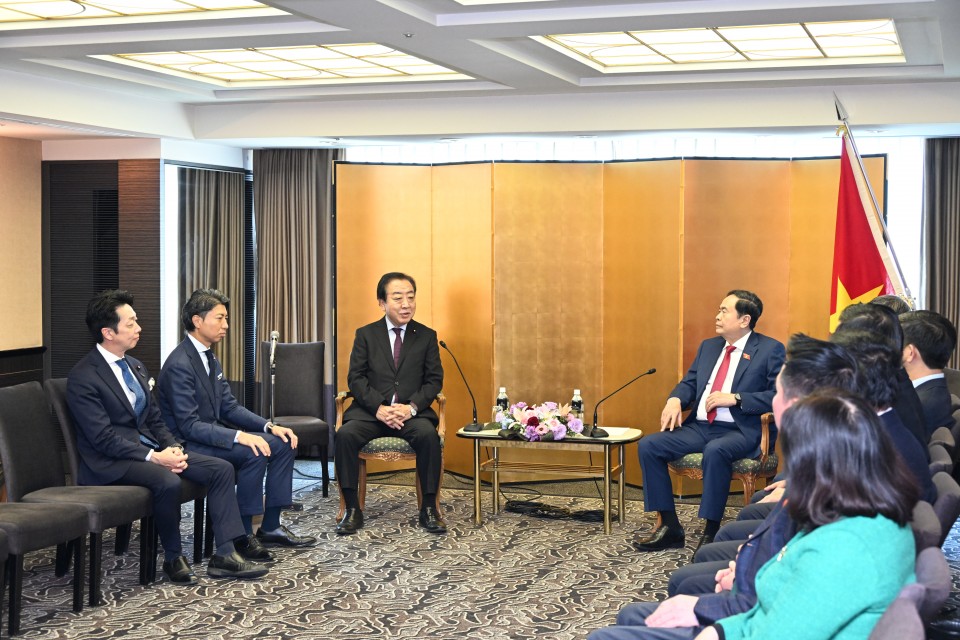 野田佳彦 源馬謙太郎 青柳陽一郎 チャン・タイン・マン国会議長