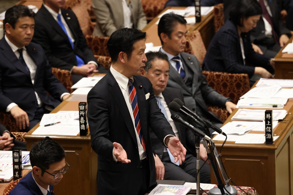米山隆一 衆院予算委員会