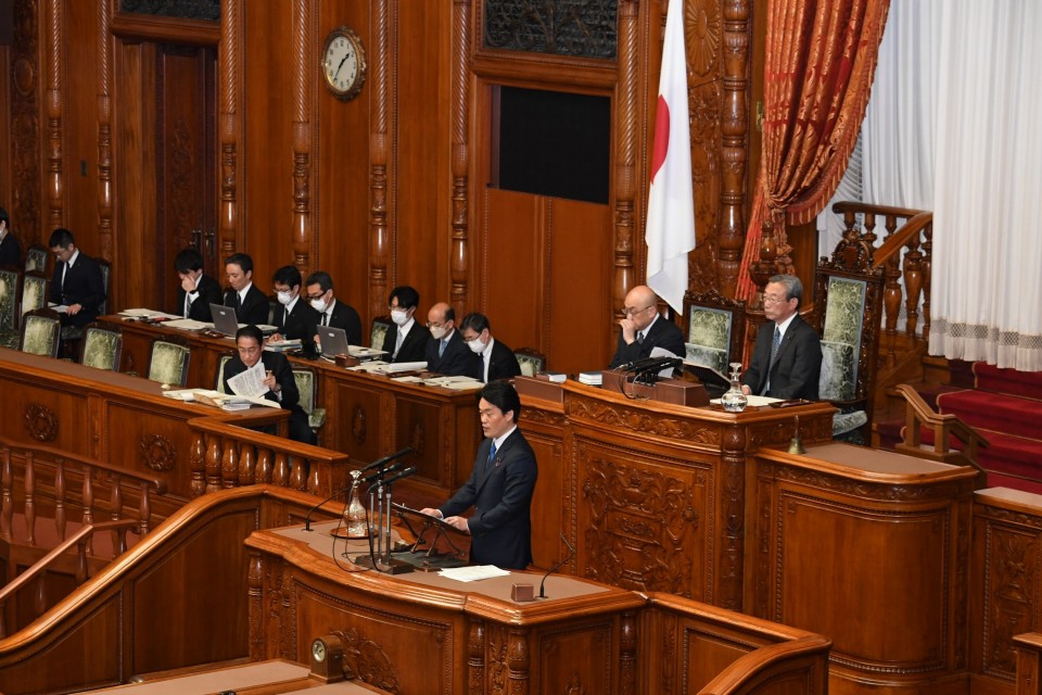 小西洋之 衆院本会議 訪米帰朝報告