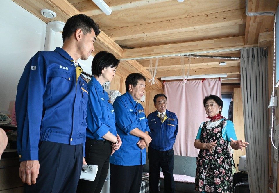 野田佳彦 枝野幸男 泉健太 吉田はるみ 珠洲市 能登視察