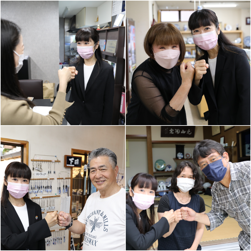 取材日は伊万里市を中心に支援者にあいさつ collage2.png