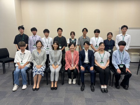 学生団体Mielka（ミエルカ）との意見交換会　馬場雄基　酒井なつみ　塩村あやか　村田享子