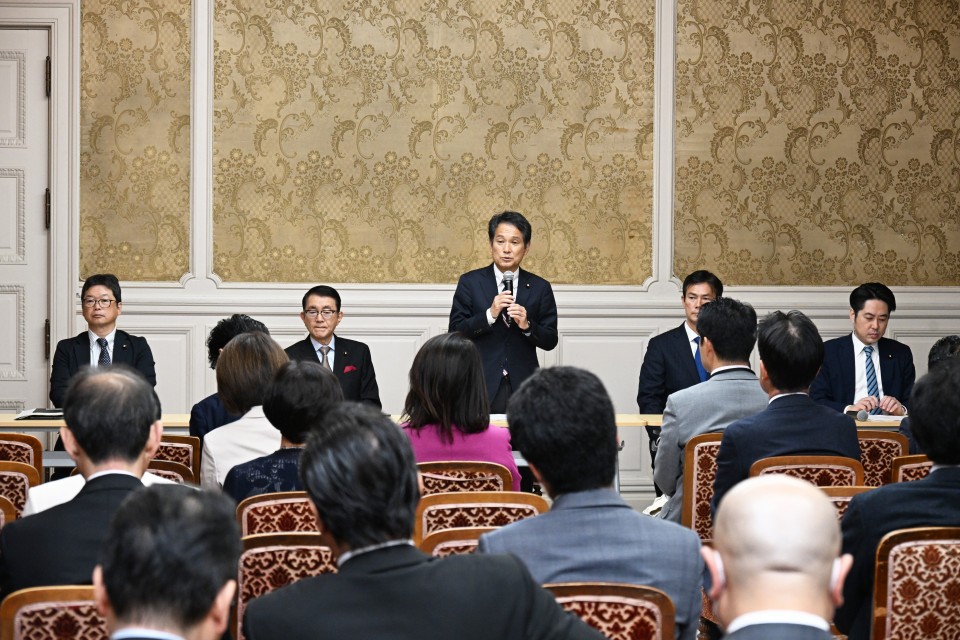 政治改革推進本部 大串博志 落合貴之 石橋通宏 野田国義 後藤祐一