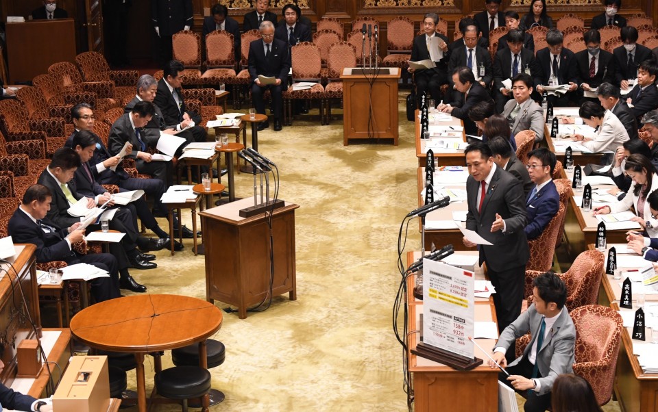 川田龍平 参院予算委員会
