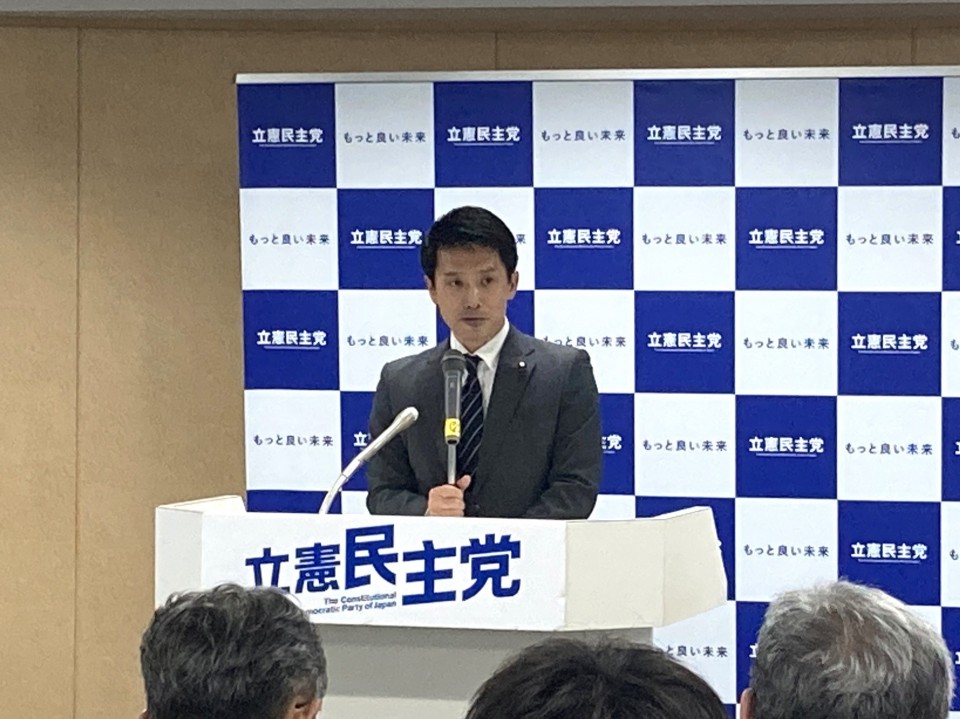 小川淳也 職員集会